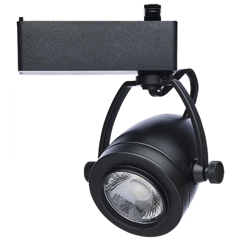 Industrial Lighting for Textile MillsStarfish Smart Pinch Back LED Track Head 12W 1100 Lumens RGBTW, Halo, 36°, Black