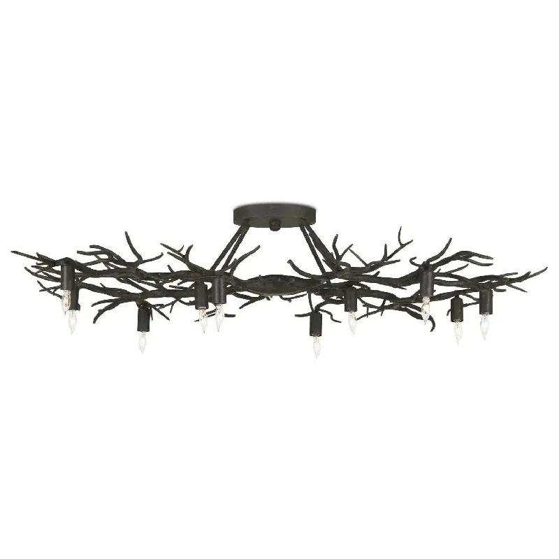 Track lighting for enhancing the architectureRainforest Semi-Flush Mount