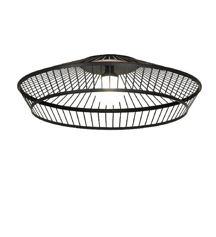 Industrial Lighting for Automotive Manufacturing PlantsCilindro LED Flushmount