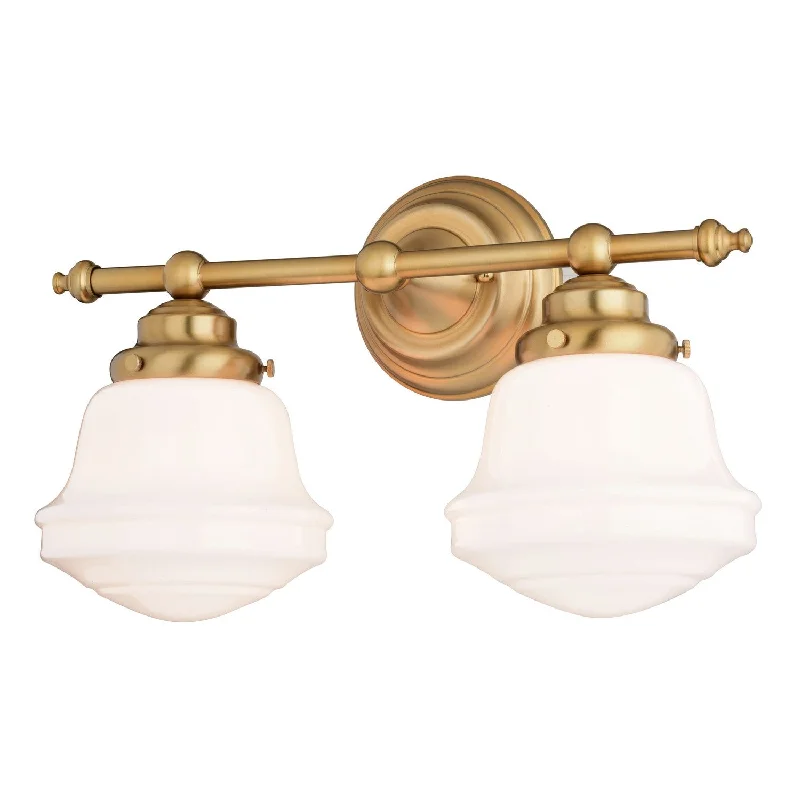Industrial Wall - Mounted Lighting for Workshop WallsHuntley Two Light Vanity