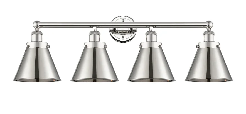 Durable Industrial Lighting for Harsh EnvironmentsFranklin Restoration Four Light Bath Vanity Durable Industrial Lighting for Harsh EnvironmentsFranklin Restoration Four Light Bath Vanity