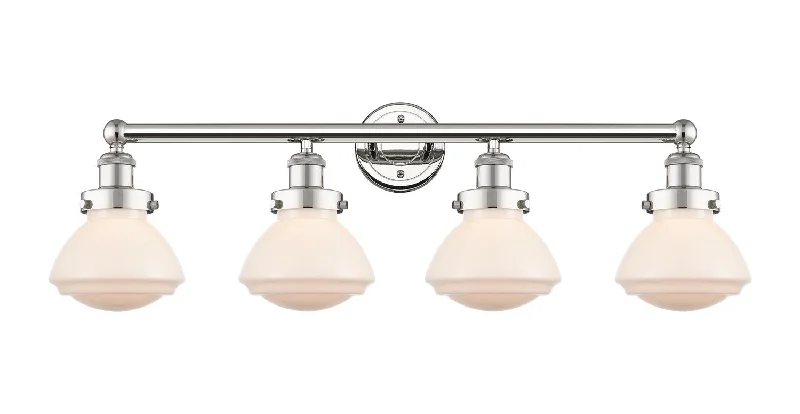 Industrial Flood Lighting for Outdoor Loading DocksEdison Four Light Bath Vanity