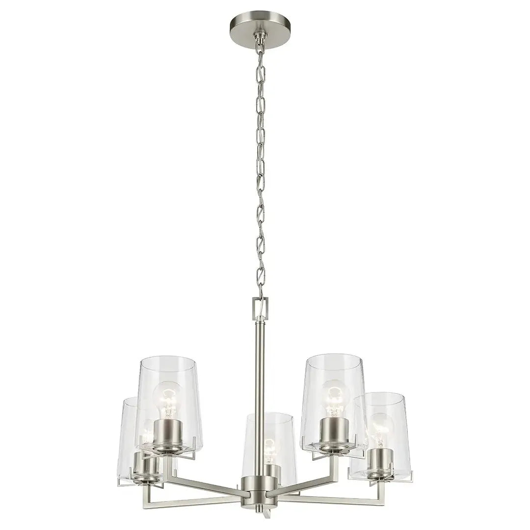 Low - voltage track lighting for safetyBirk 5-Light Chandelier