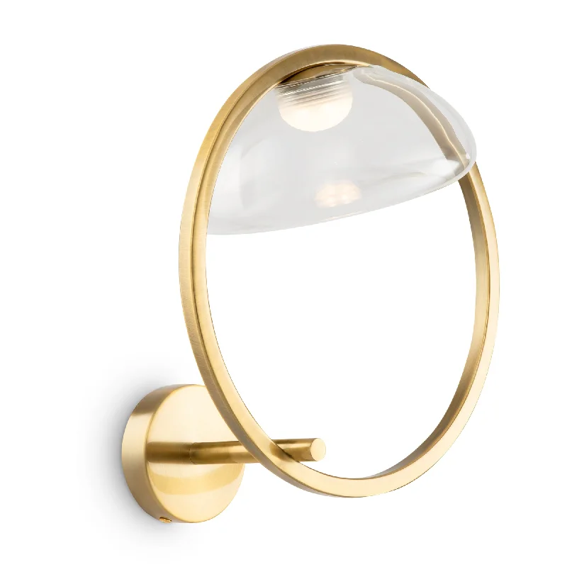 Track lighting with a brushed nickel finishart deco wall lamps with geometric patterns for a retro - inspired bathroomLunare Wall Light - Brass Finish Track lighting with a brushed nickel finishart deco wall lamps with geometric patterns for a retro - inspired bathroomLunare Wall Light - Brass Finish