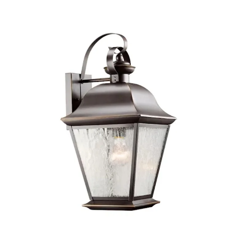 Industrial Lighting for Textile MillsMount Vernon 20 In 1-Light Outdoor Wall Light With Clear Seeded Glass, Bronze Finish Industrial Lighting for Textile MillsMount Vernon 20 In 1-Light Outdoor Wall Light With Clear Seeded Glass, Bronze Finish