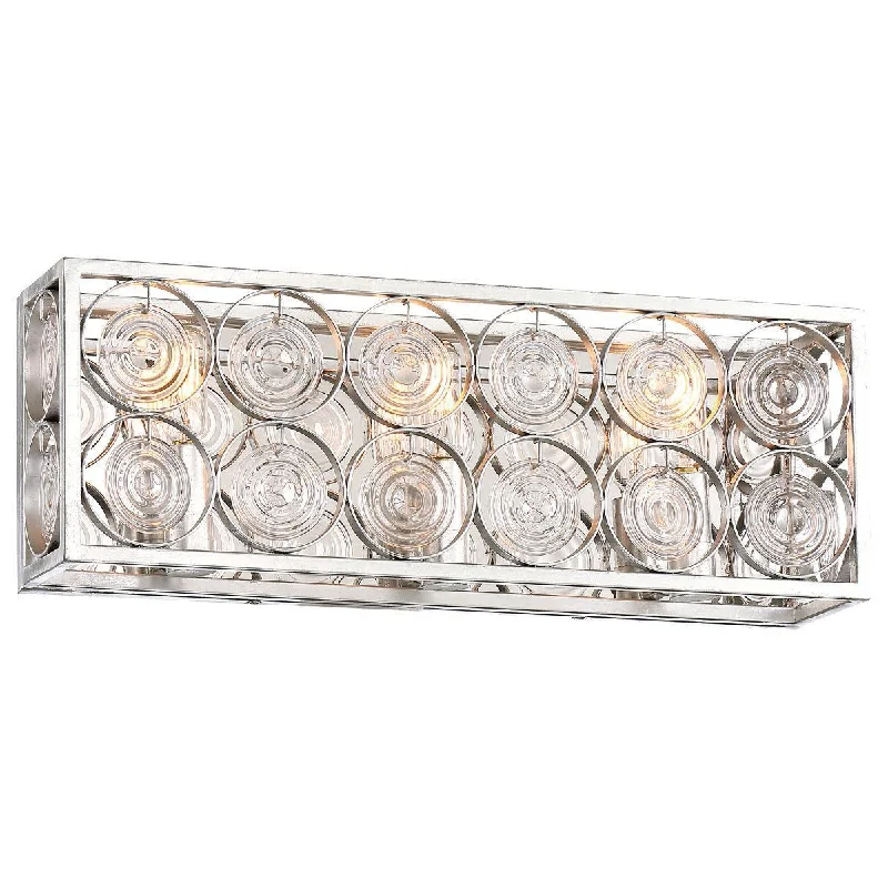 Corrosion - Resistant Industrial Lighting for Coastal FactoriesCulture Chic 19 in. 2 Lights Bath Bar Silver finish