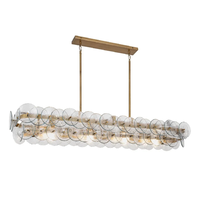 Industrial Ceiling - Mounted Lighting for Assembly PlantsLoren Four Light Linear Chandelier Industrial Ceiling - Mounted Lighting for Assembly PlantsLoren Four Light Linear Chandelier