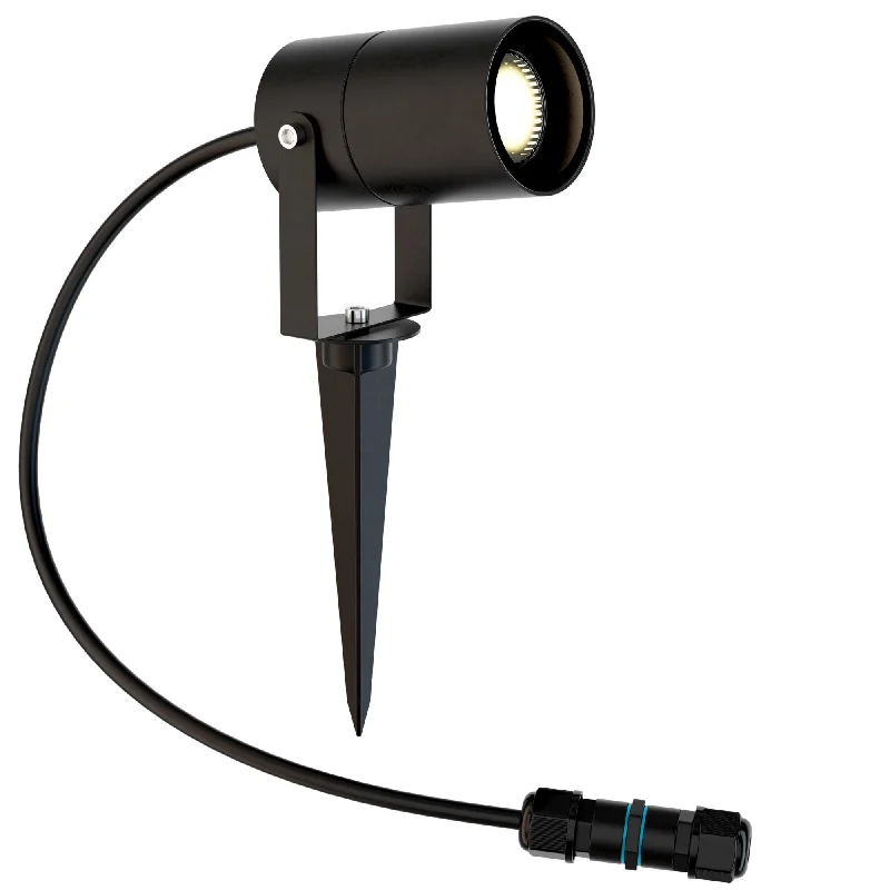 Track lighting for task lighting in workshopsScope Spike Light - Black Finish