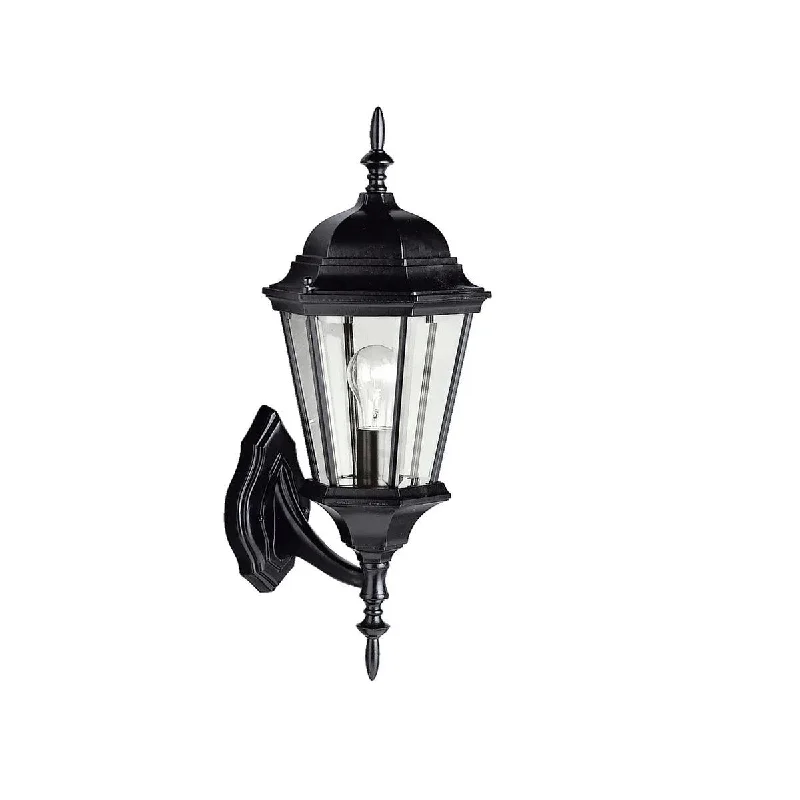 Shock - Resistant Industrial Lighting for Vibrating Machinery AreasMadison 20 In 1-Light Outdoor Wall Light with Clear Beveled Glass, Black Finish Shock - Resistant Industrial Lighting for Vibrating Machinery AreasMadison 20 In 1-Light Outdoor Wall Light with Clear Beveled Glass, Black Finish