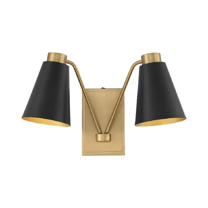 Contemporary track lighting in black finishMeridian Wall Sconce