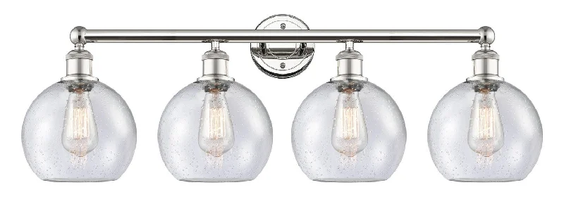 Energy - Efficient Industrial Lighting for Cost - SavingsDowntown Urban Four Light Bath Vanity Energy - Efficient Industrial Lighting for Cost - SavingsDowntown Urban Four Light Bath Vanity