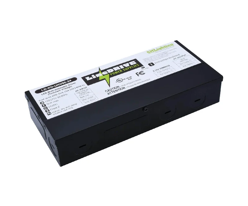 Waterproof Industrial Lighting for Wet AreasLineDRIVE 96 Watts, 24VDC LED Driver, Triac, ELV, MLV and 0-10V Dimming, 120-277V Input Waterproof Industrial Lighting for Wet AreasLineDRIVE 96 Watts, 24VDC LED Driver, Triac, ELV, MLV and 0-10V Dimming, 120-277V Input