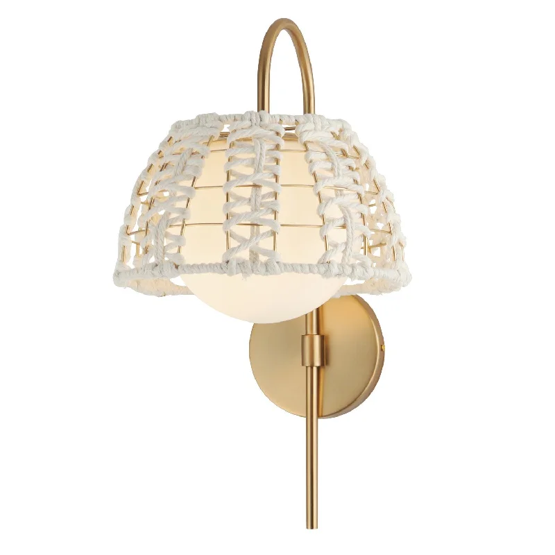 Industrial Emergency Lighting for Safety in FactoriesMacrame One Light Wall Sconce Industrial Emergency Lighting for Safety in FactoriesMacrame One Light Wall Sconce