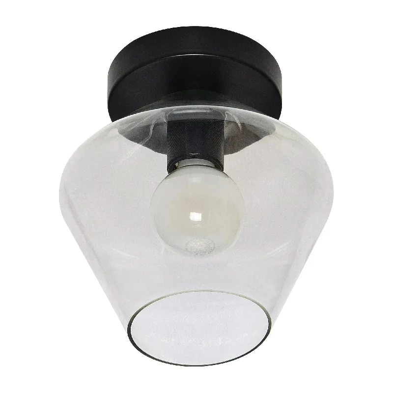 Track lighting for replacing old fluorescent fixturesAZIZA Semi-Flush Mount