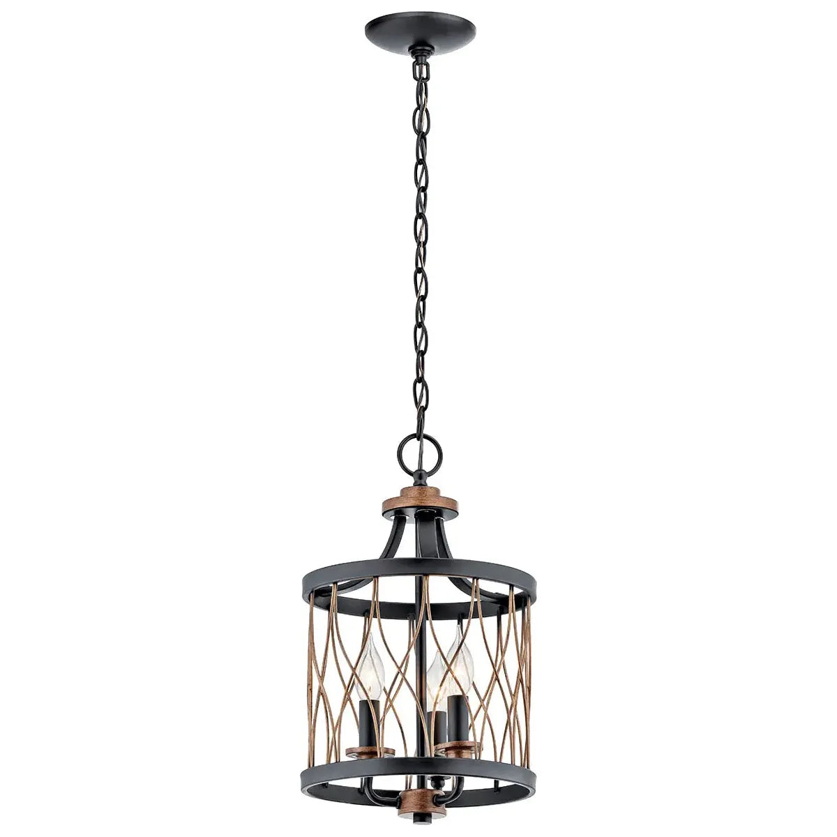 Rustic track lighting for farmhouse decorBrookglen 3-Light Pendant