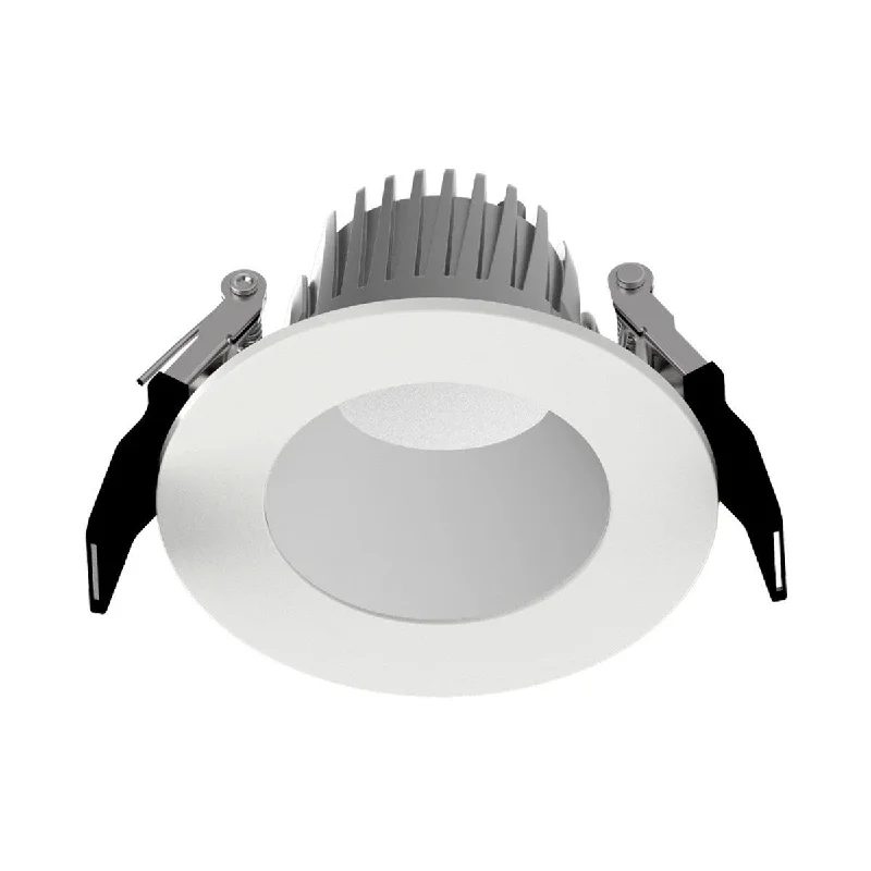 Dust - Resistant Industrial Lighting for Dirty Workspaces4 Inch Deep Regress LED Commercial Downlight, 8W|10W|11W, 700 Lumens, Selectable CCT, Matte Silver Finish