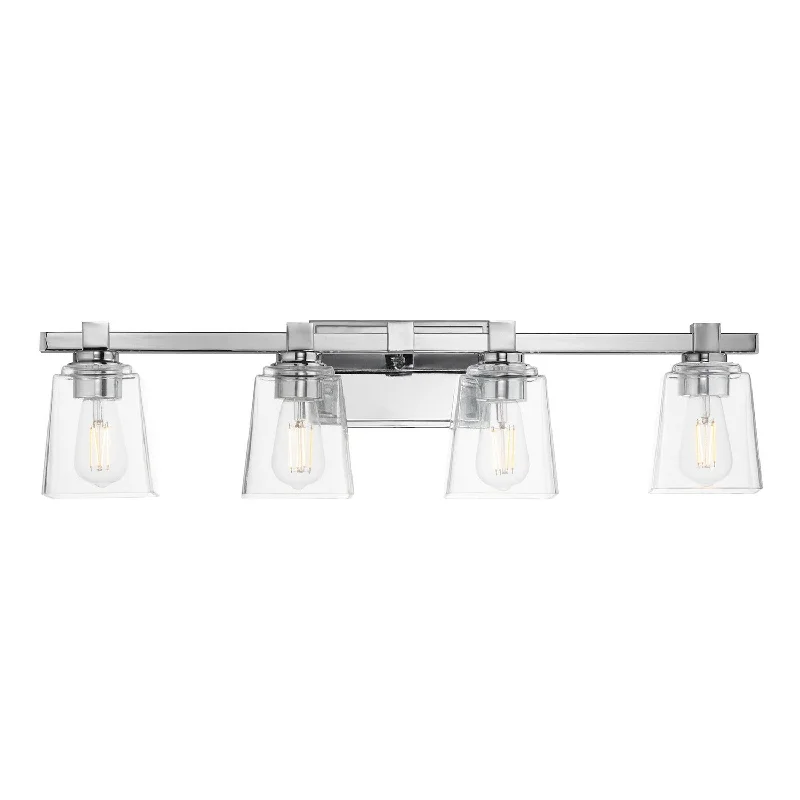 Low - Bay Industrial Lighting Fixtures for Small FactoriesCubos Four Light Bath Vanity Low - Bay Industrial Lighting Fixtures for Small FactoriesCubos Four Light Bath Vanity