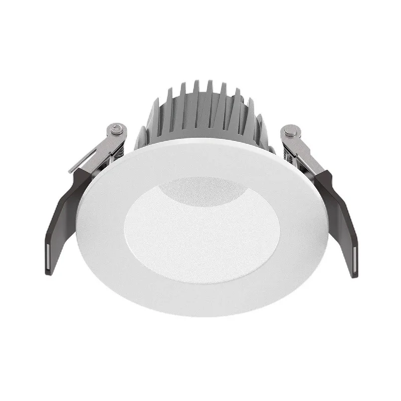 Industrial Lighting with High CRI (Color Rendering Index) for True Color Perception3 Inch Deep Regress LED Commercial Downlight, 5.5W|7W|8.5W, 650 Lumens, Selectable CCT, White Finish