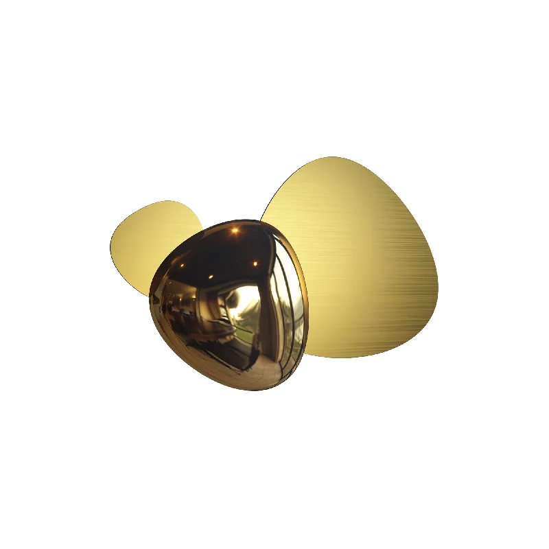 Track lighting with a sleek profileceramic wall lamps with hand - painted designs for an artistic touchJack-stone Wall Light Gold/Nickel - Finish Track lighting with a sleek profileceramic wall lamps with hand - painted designs for an artistic touchJack-stone Wall Light Gold/Nickel - Finish