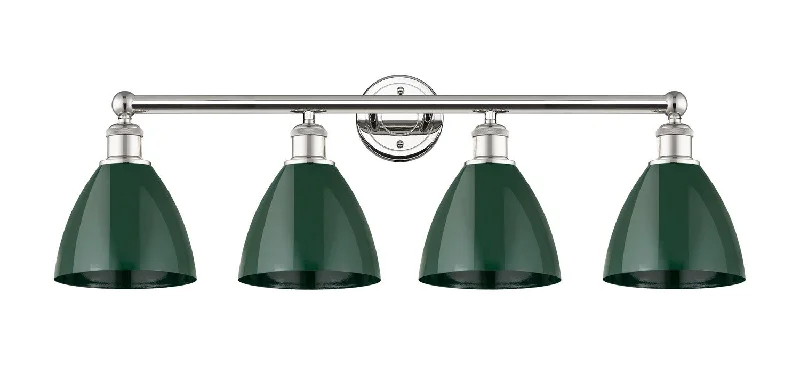 Industrial Lighting for Pharmaceutical ManufacturingDowntown Urban Four Light Bath Vanity