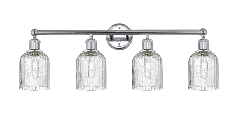 Dimmable Industrial Lighting for Ambiance ControlEdison Four Light Bath Vanity