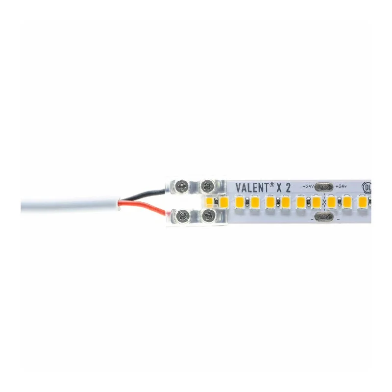 Industrial Lighting for Pharmaceutical Manufacturing12mm Tape to Wire Splice Connector with 60in. Jumper cable for Valent X Strip Lights, Pack of 25 Industrial Lighting for Pharmaceutical Manufacturing12mm Tape to Wire Splice Connector with 60in. Jumper cable for Valent X Strip Lights, Pack of 25