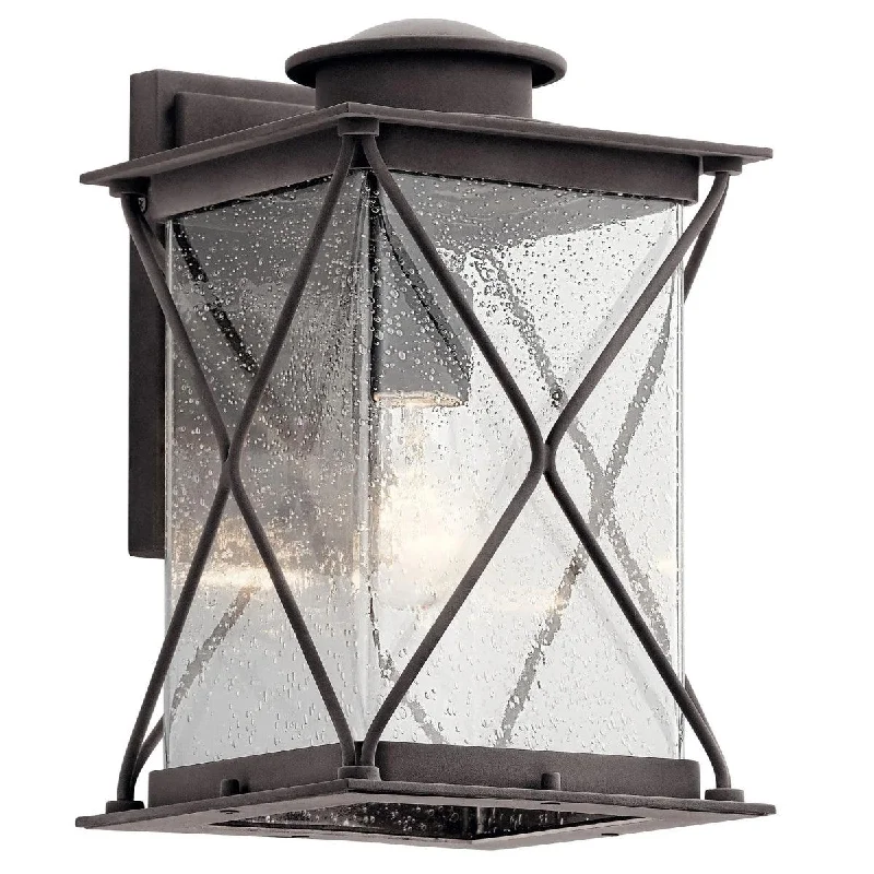 Low - Bay Industrial Lighting Fixtures for Small FactoriesArgyle 13 in 1-Light Outdoor Wall Light With Clear Seeded Glass, Bronze Finish Low - Bay Industrial Lighting Fixtures for Small FactoriesArgyle 13 in 1-Light Outdoor Wall Light With Clear Seeded Glass, Bronze Finish