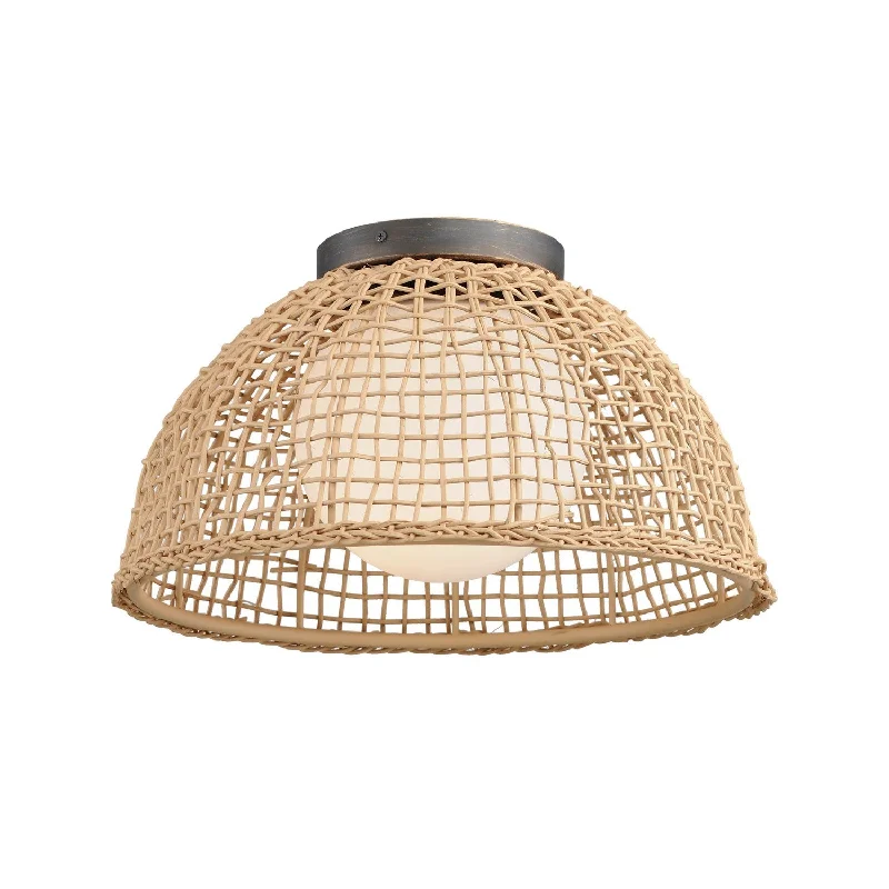 Waterproof Industrial Lighting for Wet AreasCestino One Light Flush Mount