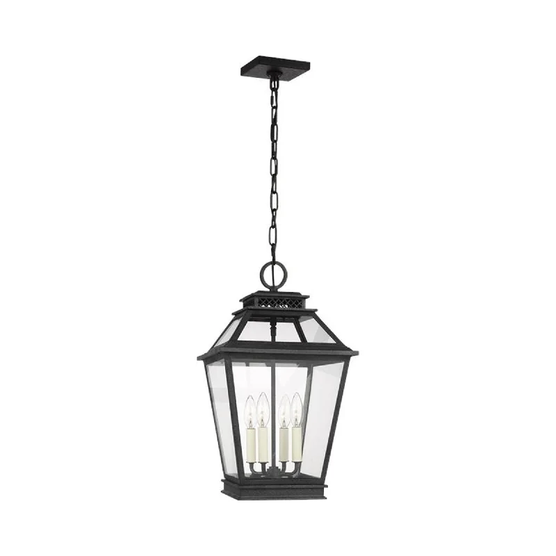 Track lighting with clear glass shadesFalmouth Outdoor Pendant Light