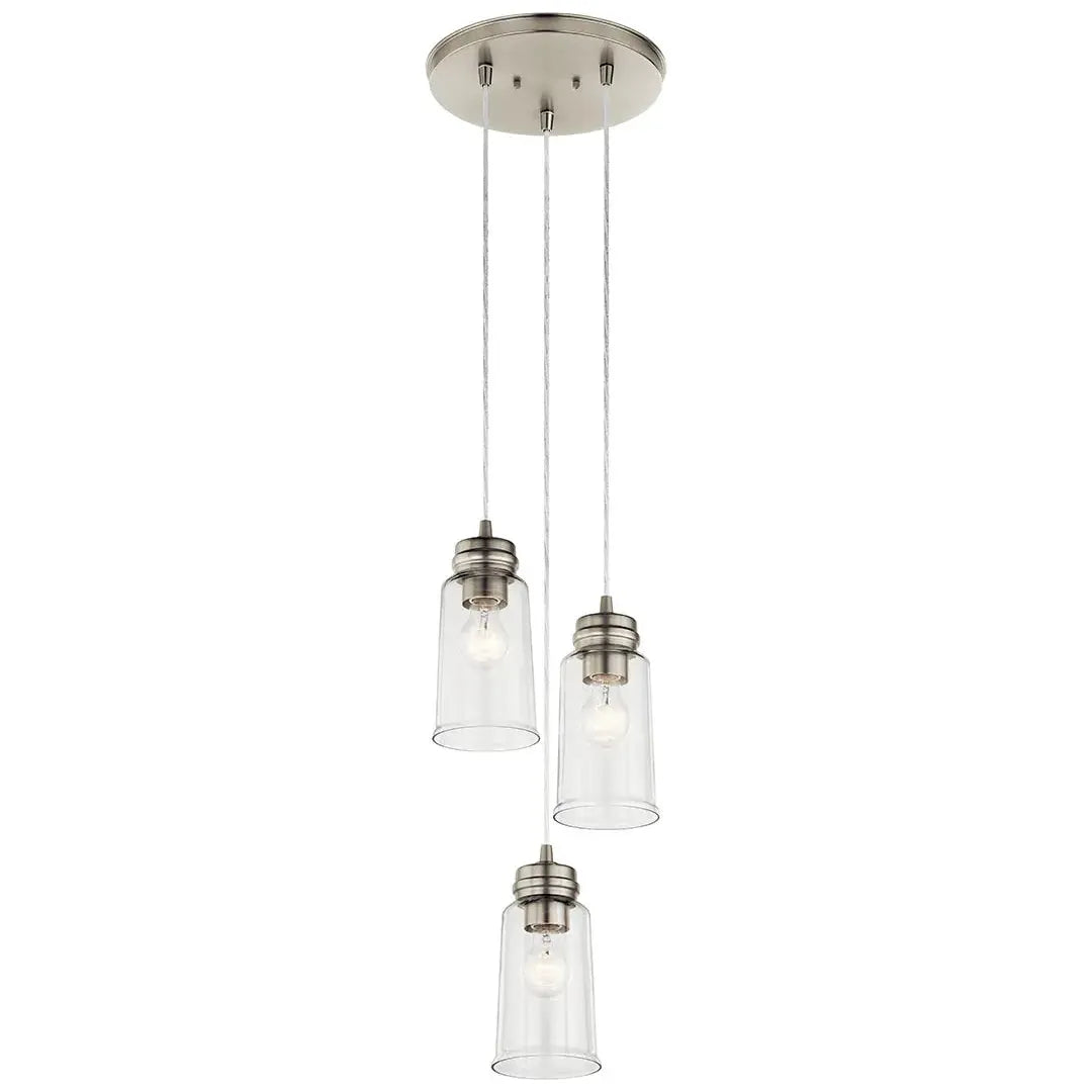 Track lighting for highlighting bookcasesJaylen 3-Light Cluster Pendant
