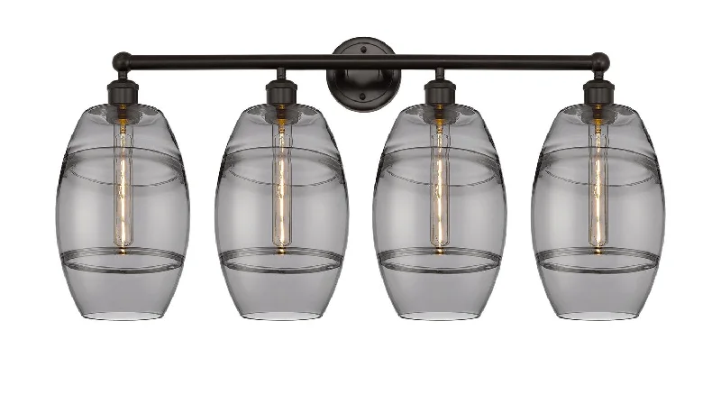 Industrial Lighting for Textile MillsDowntown Urban Four Light Bath Vanity
