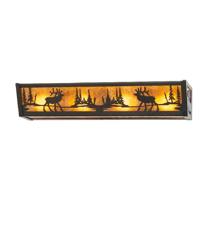 Industrial Lighting for Chemical PlantsElk At Lake Four Light Vanity