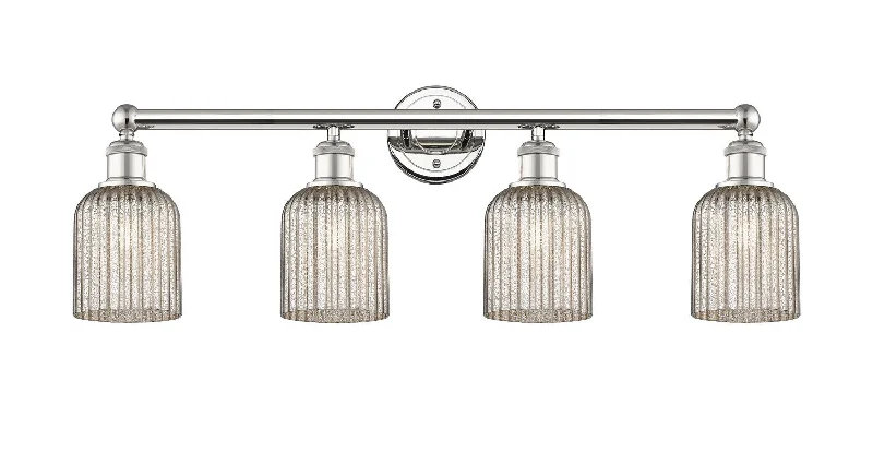 Industrial Lighting for Pharmaceutical ManufacturingEdison Four Light Bath Vanity