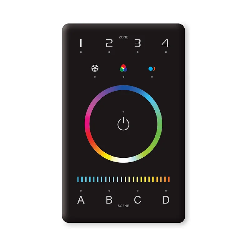 Corrosion - Resistant Industrial Lighting for Coastal Factories5-Channel DMX Wall Controller with Bluetooth App For RGBTW Strip lights
