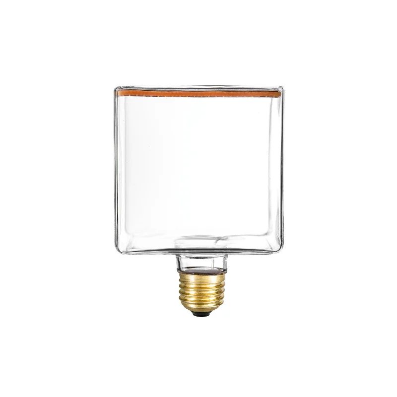Industrial - style track lighting for loftsLED Clear Light Bulb Cube 4.5W 300LM E27 2200K Dimmable Industrial - style track lighting for loftsLED Clear Light Bulb Cube 4.5W 300LM E27 2200K Dimmable