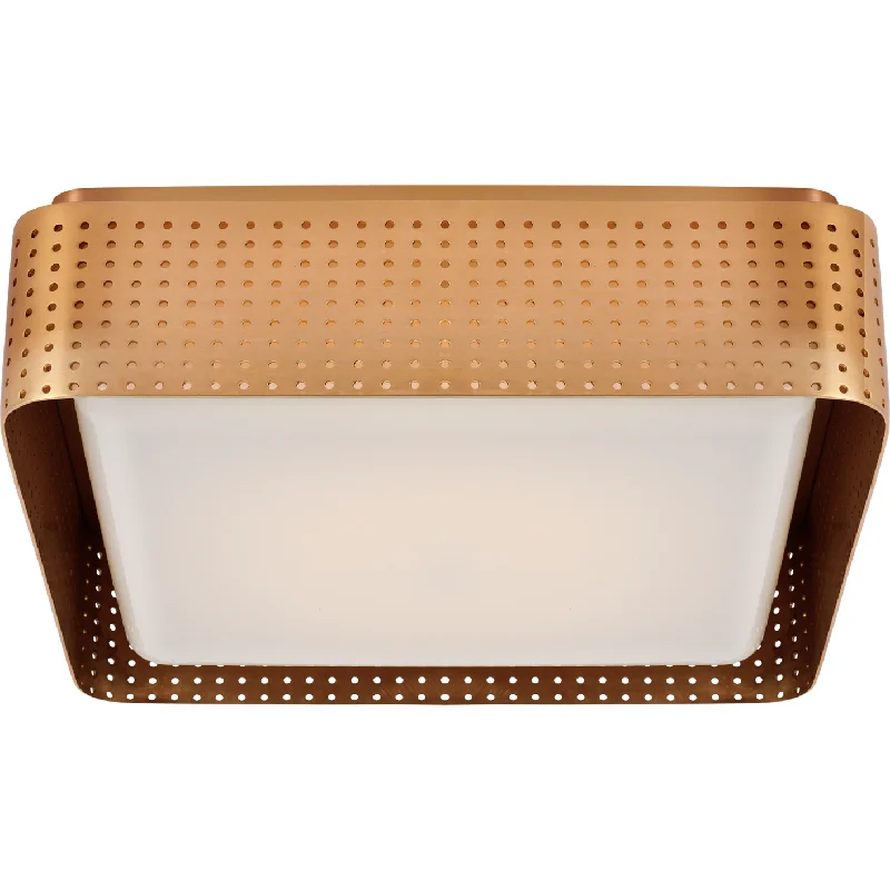 Track lighting for illuminating walkwaysPrecision 12.5" Square Flush Mount