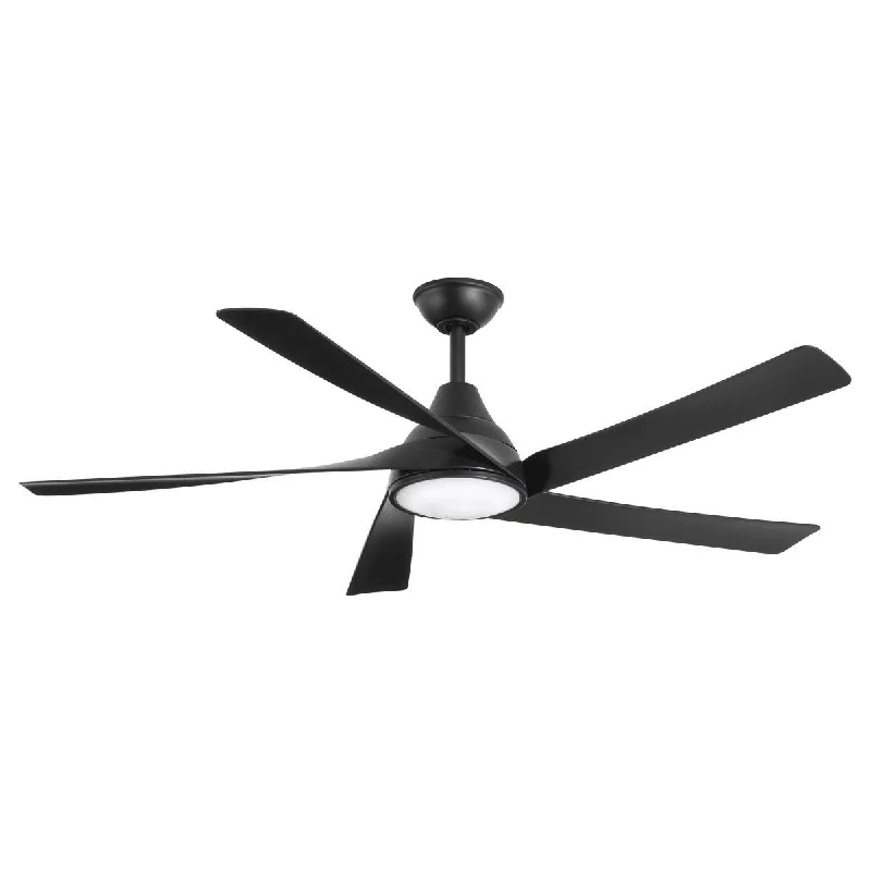 Industrial Area Lighting for Large Open SpacesTransonic 56" LED Ceiling Fan with Remote, Coal
