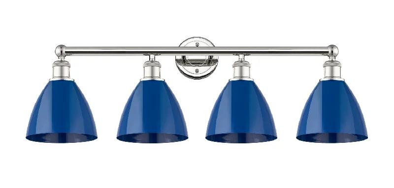 Industrial Ceiling - Mounted Lighting for Assembly PlantsDowntown Urban Four Light Bath Vanity Industrial Ceiling - Mounted Lighting for Assembly PlantsDowntown Urban Four Light Bath Vanity