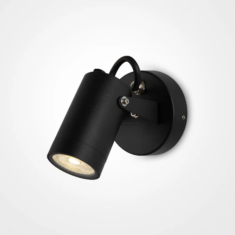 Track lighting with a decorative track designScope Outdoor Black - Finish