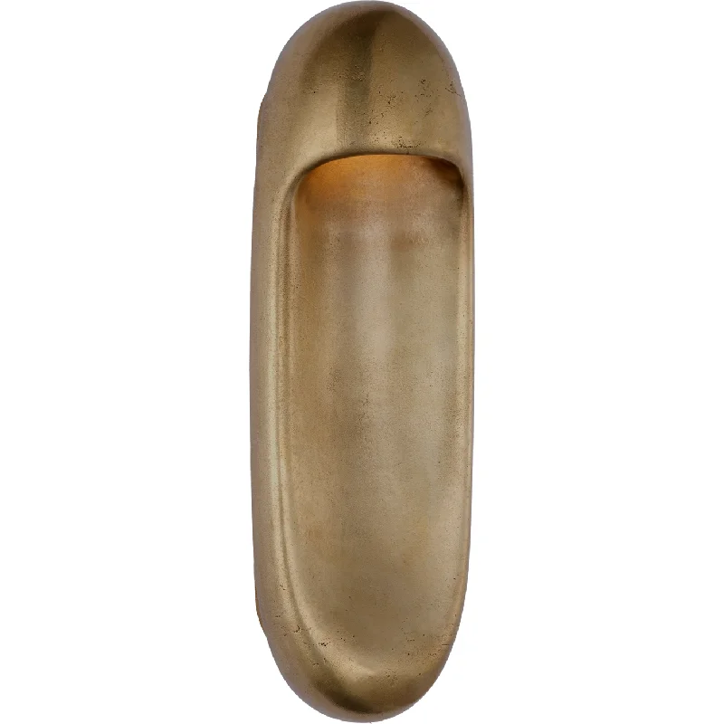 Track lighting with swivel heads for precise aimingleather wall lamps with a distressed texture for a rugged and stylish lookEsculpa 18" Elongated Wall Light Track lighting with swivel heads for precise aimingleather wall lamps with a distressed texture for a rugged and stylish lookEsculpa 18" Elongated Wall Light