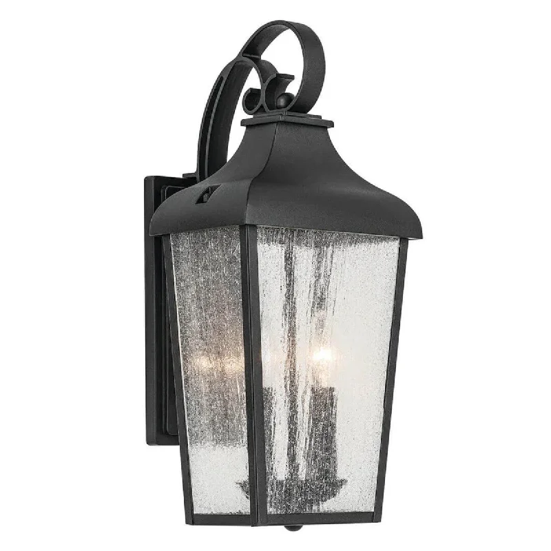 Corrosion - Resistant Industrial Lighting for Coastal FactoriesForestdale 18 In 2-Lights Outdoor Wall Light With Clear Seeded Glass, Black Corrosion - Resistant Industrial Lighting for Coastal FactoriesForestdale 18 In 2-Lights Outdoor Wall Light With Clear Seeded Glass, Black
