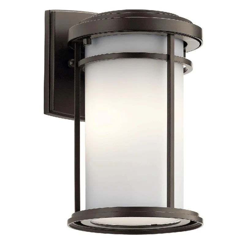Explosion - Proof Industrial Lighting for Hazardous LocationsToman 10 In 1-Light Outdoor Wall Light With Clear Satin Etched Glass, Bronze Fnish Explosion - Proof Industrial Lighting for Hazardous LocationsToman 10 In 1-Light Outdoor Wall Light With Clear Satin Etched Glass, Bronze Fnish