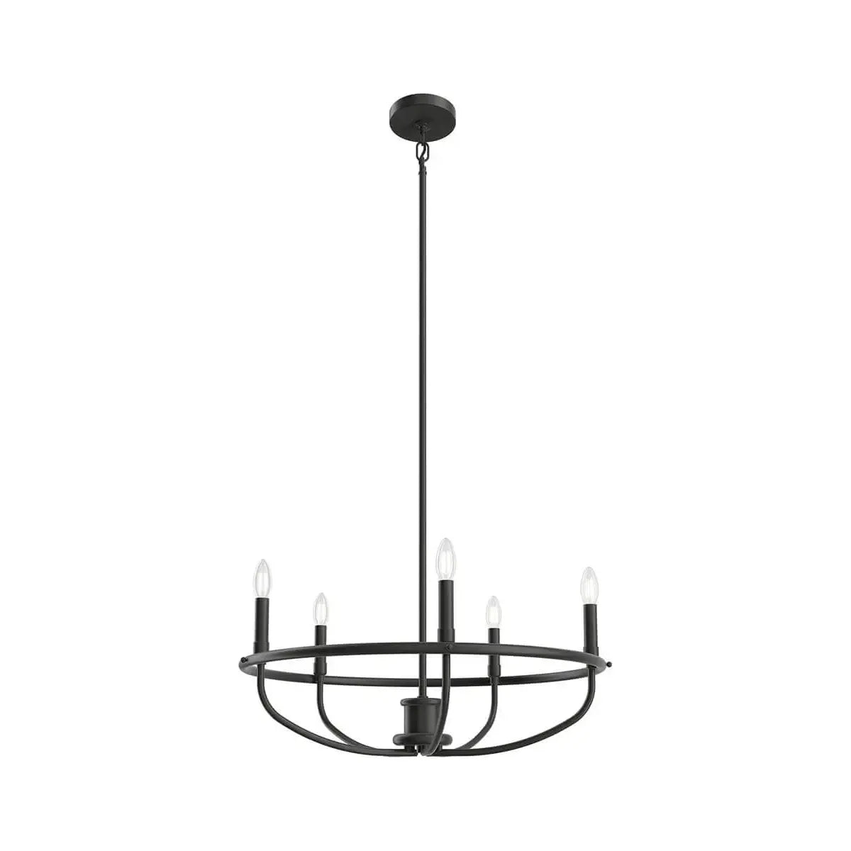 Industrial - style track lighting for loftsBethel 5-Light Chandelier