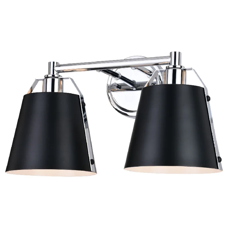 Industrial Lighting for Metal Fabrication ShopsBarrington Two Light Vanity