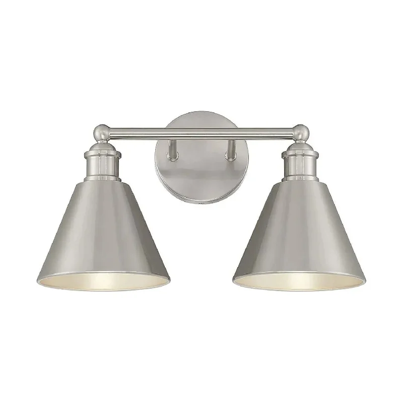 Track lighting with a chunky, bold designMeridian Bathroom Vanity Light