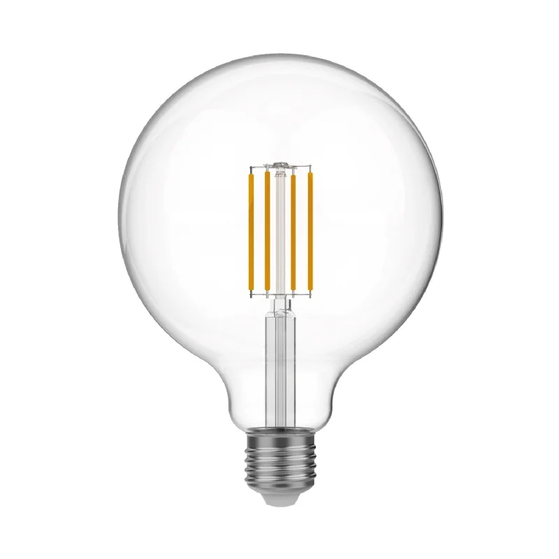 Track lighting with a sleek profileLED Filament Extra Large Globe Bulb G125 7W 806LM E27 Clear 2700K Dimmable Track lighting with a sleek profileLED Filament Extra Large Globe Bulb G125 7W 806LM E27 Clear 2700K Dimmable