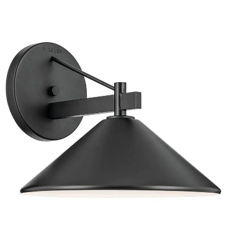 Industrial Pendant Lighting for Machine ShopsRipley 12 In 1-Light Outdoor Wall Light Dark Sky Compliant, Black Finish Industrial Pendant Lighting for Machine ShopsRipley 12 In 1-Light Outdoor Wall Light Dark Sky Compliant, Black Finish