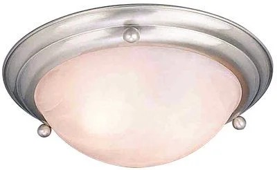 Track lighting for modernizing traditional interiorsMonument Flush Mount Ceiling Fixture Brushed Nickel 15-1/2 Inch Uses (2) 75-Watt Incandescent Medium Base Lamps Track lighting for modernizing traditional interiorsMonument Flush Mount Ceiling Fixture Brushed Nickel 15-1/2 Inch Uses (2) 75-Watt Incandescent Medium Base Lamps