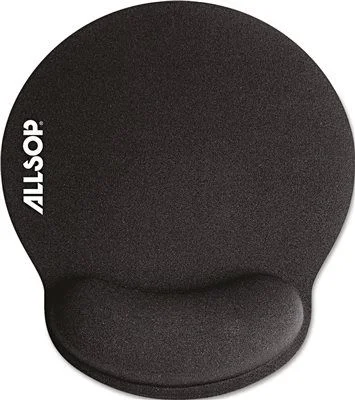 White track lighting for a clean lookMemory Foam Mouse Pad With Wrist Rest Black 7 1/4" X 8 1/4"