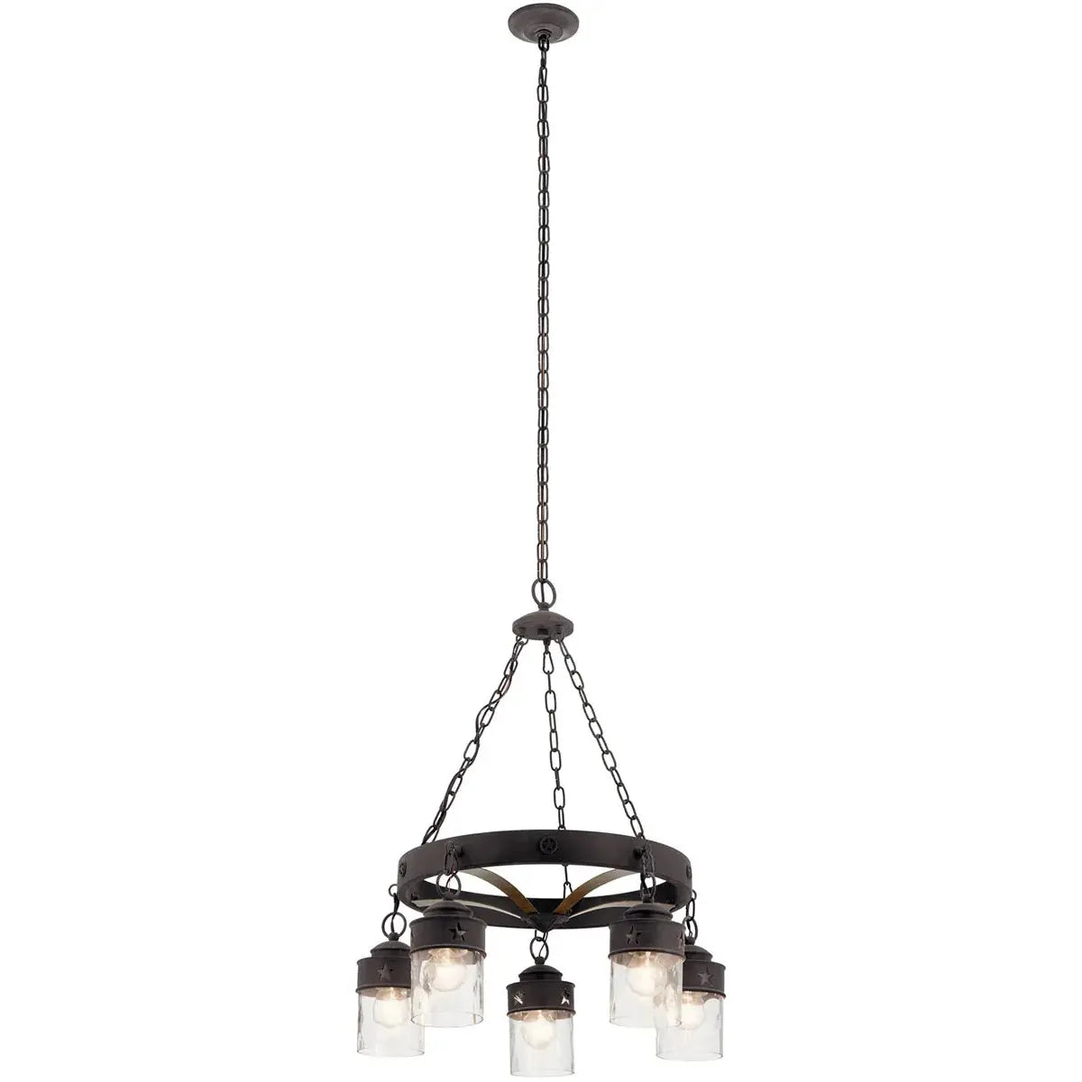 Adjustable track lighting for living roomsGrainger 24.37" 5-Light Chandelier